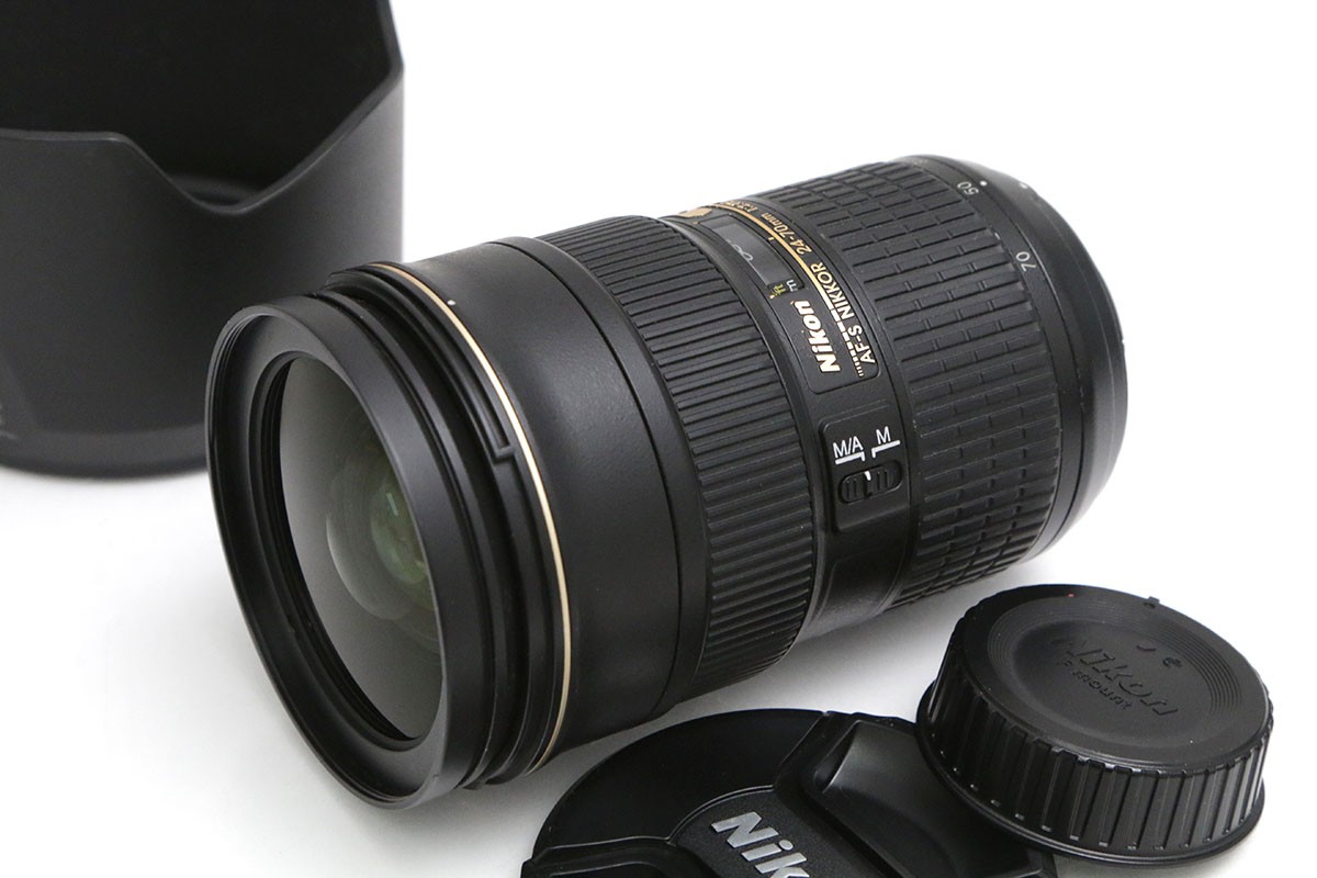 【中古】【お買い得品】ニコン AF-S NIKKOR 24-70粍 f/2.8G ED CA01-B4304-2B2C Nikon Fマウント フルサイズ 大差しわたし 判定基準望遠レンズ 中古