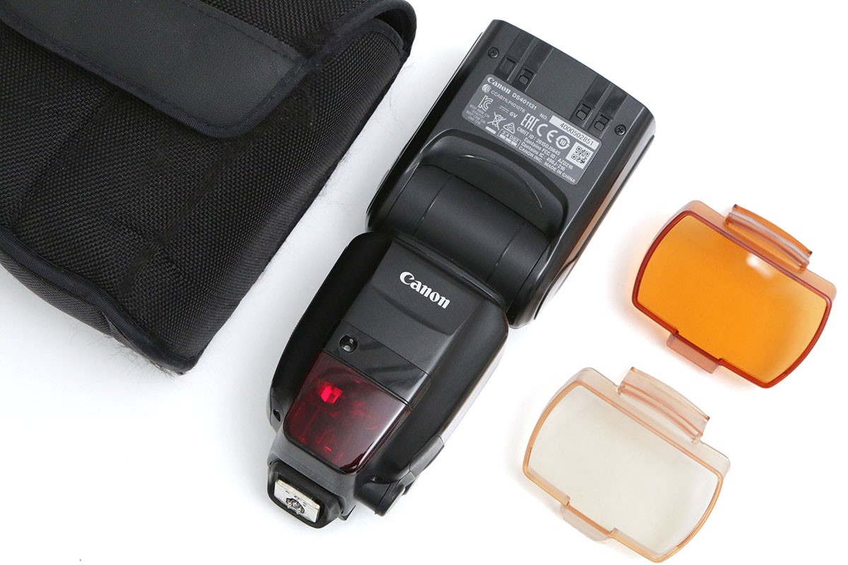 【中古】【並品】キヤノン スピードライト 600EX II-RT CA01-B4354-2D1A CANON キヤノン スピードライト ストロボ クリップオン 単3 FP発光 E-TTLII E-TTL TTL