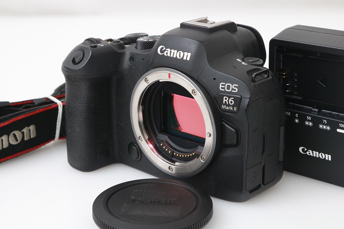 【中古】【並品】キヤノン EOS R6 Mark II ボディ CA01-M5510-2K1 Canon RFマウント フルサイズ 5軸手ブレ補正 EVF 中古