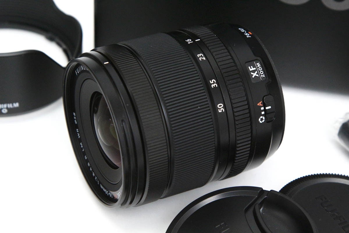 【中古】【並品】富士フイルム フジノンレンズ XF16-50mmF2.8-4.8 R LM WR CA01-R4033-3X2 FUJIFILM Xマウント APS-C 標準ズーム 中古