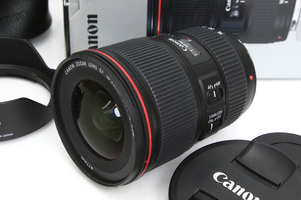 【中古】【良品】キヤノン EF16-35mm F4L IS USM CA01-R4123-2B3 CANON キヤノン EFマウント 広角ズーム AF/MF フルサイズ