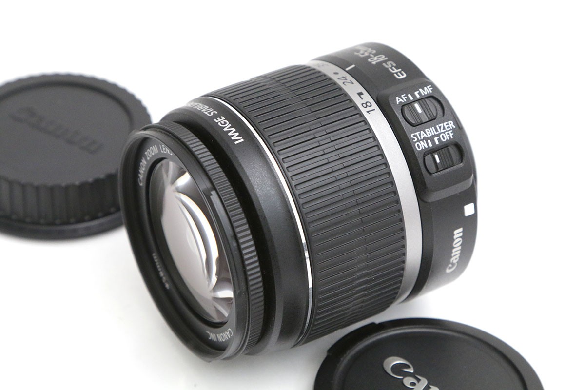 【中古】【美品】キヤノン EF-S18-55mm F3.5-5.6 IS CA01-B4934-2O2D Canon EFマウント APS-C 標準ズーム 手ブレ補正 中古