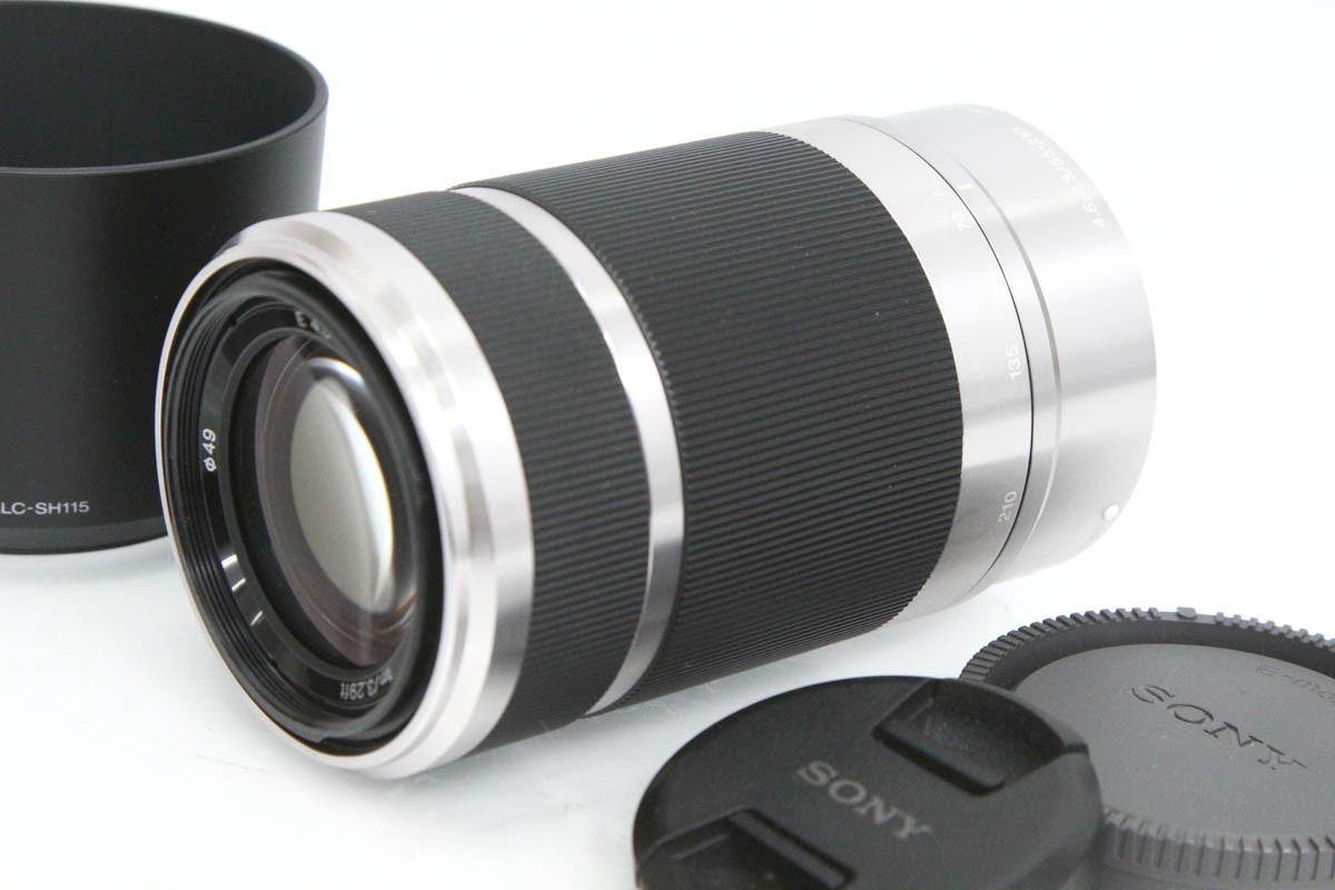 【中古】【お買い得品】ソニー E 55-210mm F4.5-6.3 OSS SEL55210 CA01-R4636-2R6A SONY ソニー α Eマウント 望遠ズーム AF APS-C 手ブレ補正|アキバ流通プラス店