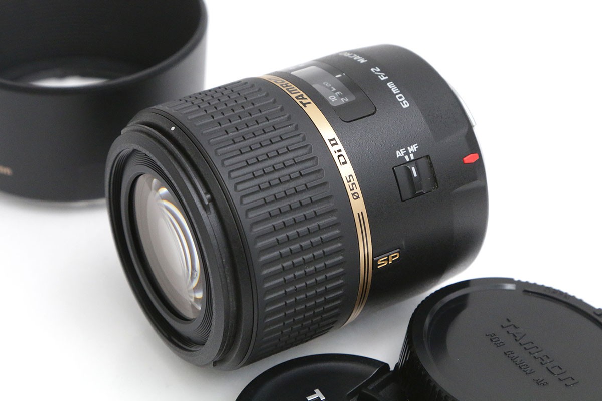 【中古】【良品】タムロン SP AF60mm F/2 Di II LD [IF] MACRO 1:1 (Model G005) (キヤノン用) CA01-B4988-2M6B TAMRON タムロン キヤノンEFマウント 単焦点 AF APS-C マクロ