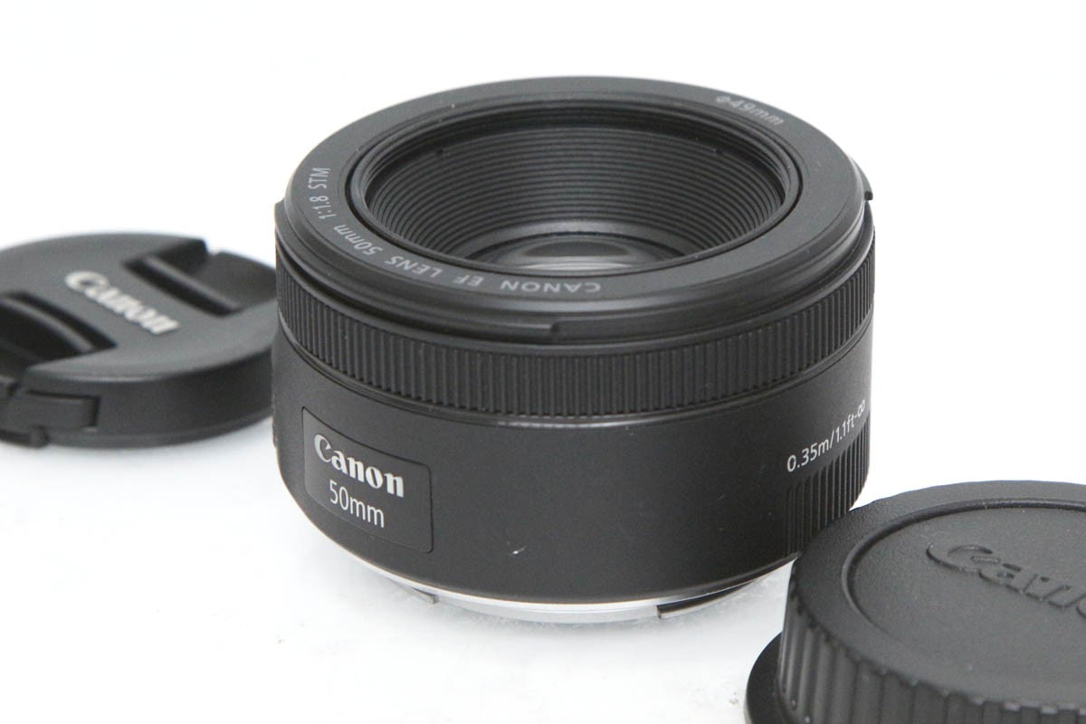 【中古】【美品】キヤノン EF50mm F1.8 STM CA01-R4642-2R6A CANON キヤノン EFマウント 単焦点 AF/MF フルサイズ