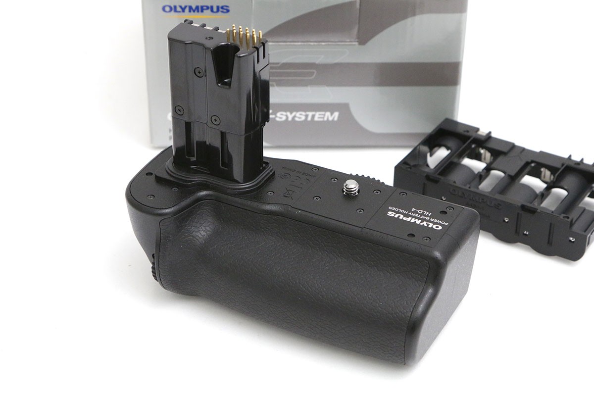 【中古】【美品】オリンパス HLD-4 CA01-B5098-2E3 OLYMPUS パワーバッテリーホルダー 乾電池手持ち部分 中古