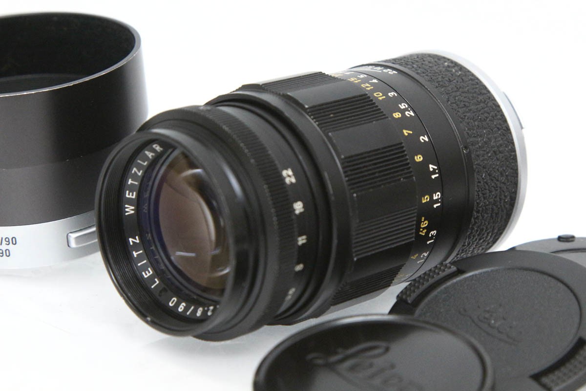 【中古】【並品】ライカ ELMARIT-M 90mm F2.8 wetzlar Black CA01-R4679-2R3B Leica Mマウント フルサイズ 望遠 単焦点 オールドレンズ 中古 23,296円