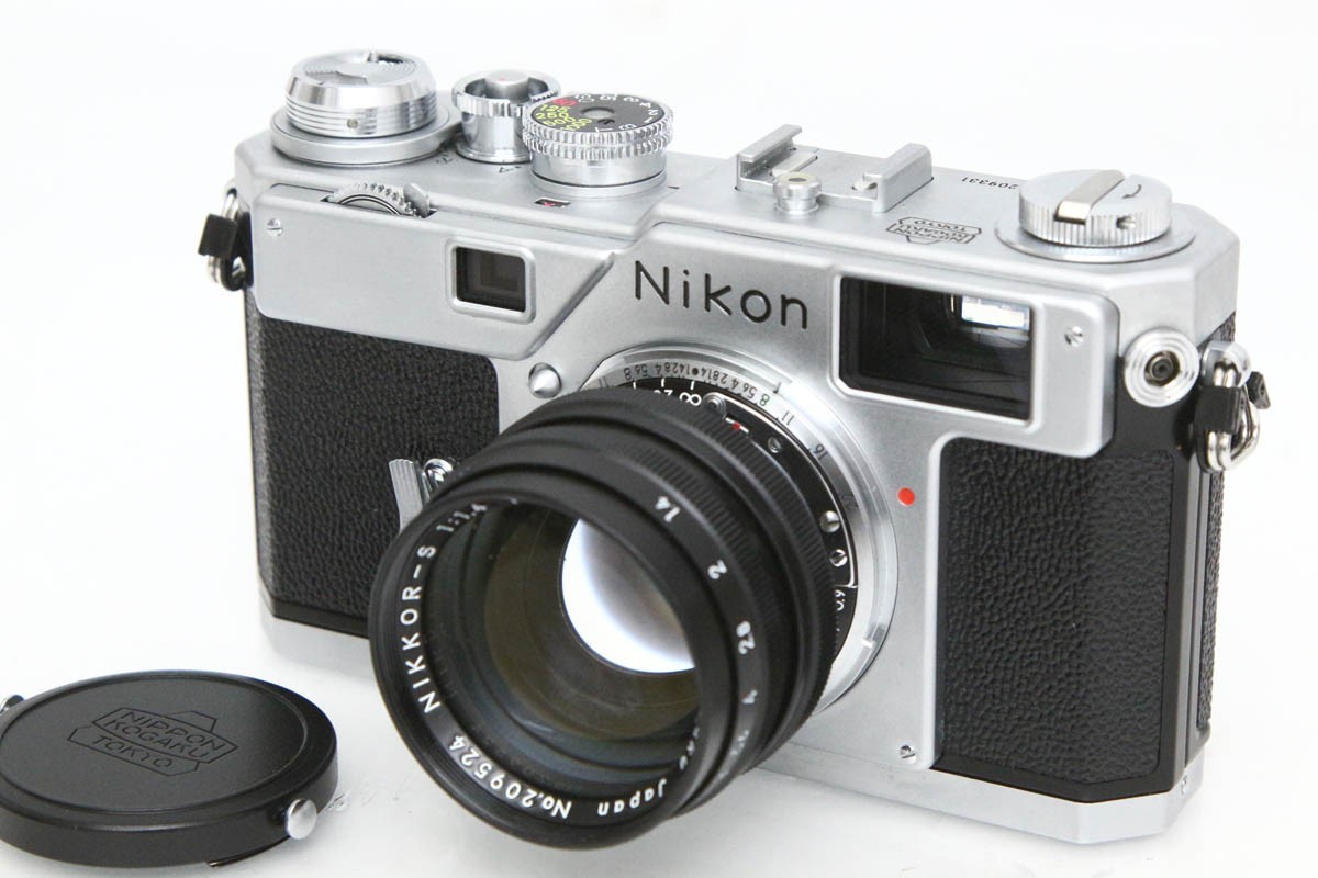 【中古】【美品】ニコン S3上半身+NIKKOR-S 50mmF1.4 2000年刷り直す版［黒いこと］ CA01-R4749-3U4A ニコン Nikon 写真フィルム写真機 35粍 MF レンジファインダーカメラ