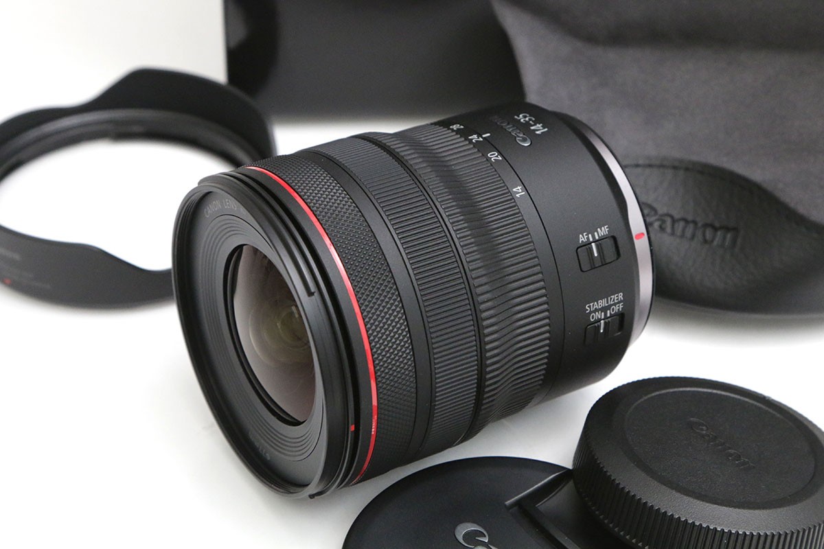 【中古】【極美品】キヤノン RF14-35mm F4 L IS USM CA01-B5241-2K2 CANON キヤノン RFマウント 広角ズーム AF/MF フルサイズ 手ブレ補正