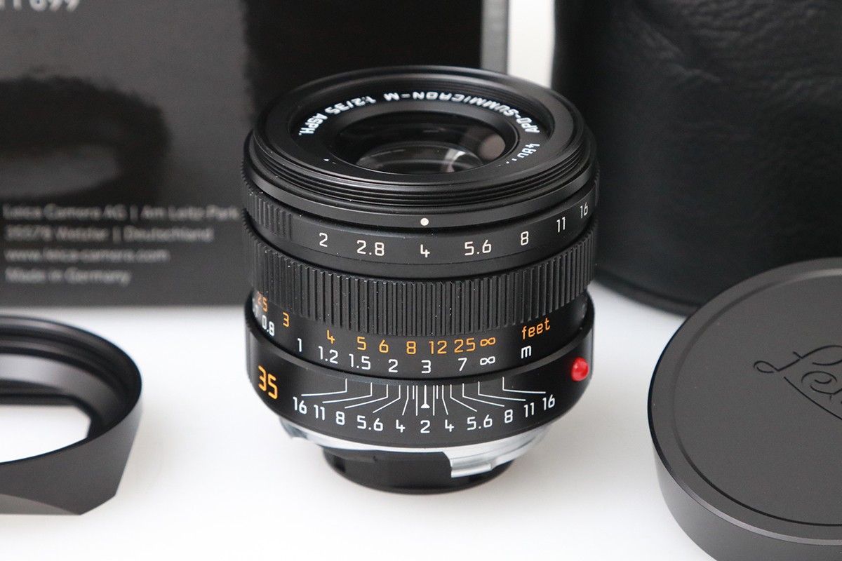 【中古】【美品】ライカ アポ・ズミクロンM F2/35mm ASPH. CA01-M6133-3V1A ライカ LEICA ライカMマウント 単焦点 MF フルサイズ