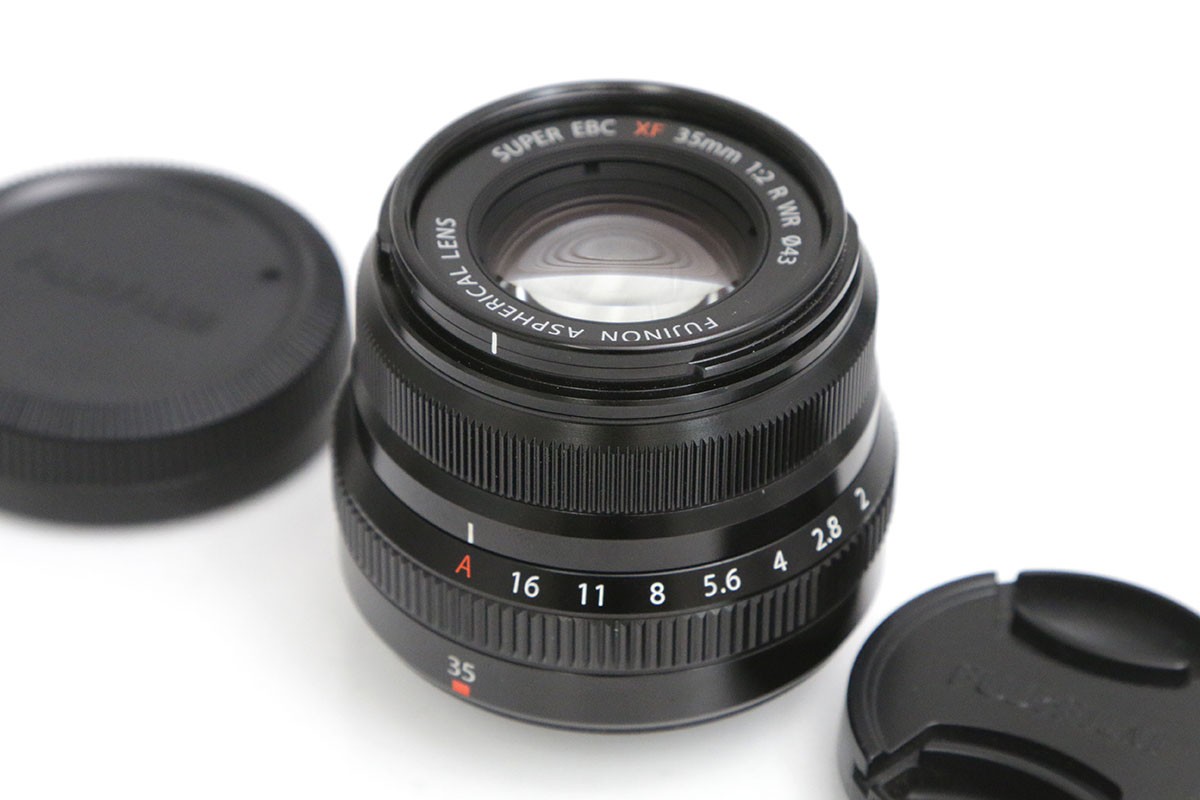【中古】【良品】富士フイルム フジノンレンズ XF35mmF2 R WR [ブラック] CA01-B5215-2N2C FUJIFILM Xマウント APS-C 単焦点 中古