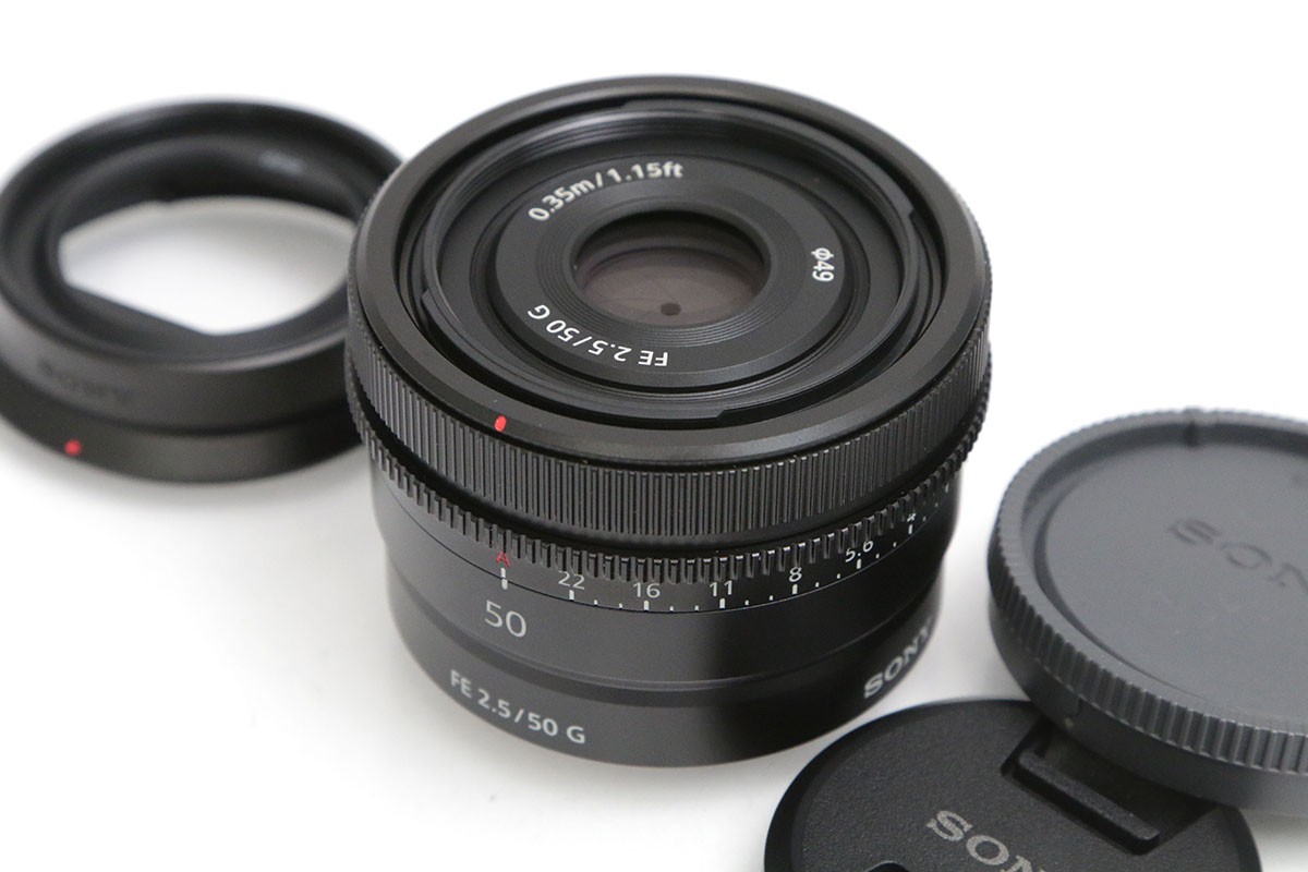 【中古】【美品】ソニー FE 50粍 F2.5 G SEL50F25G CA01-B5268-2M6D SONY ソニー α Eマウント 単興味の中心 AF/MF フルサイズ