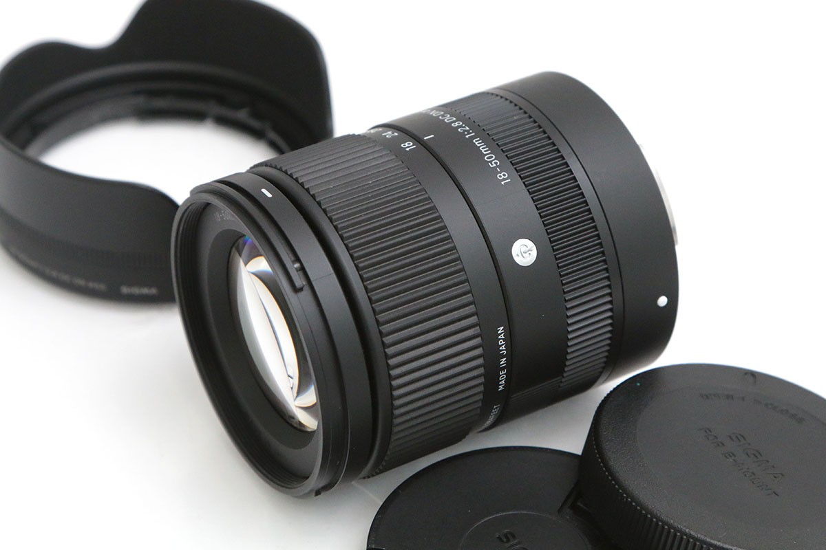 【中古】【美品】シグマ 18-50mm F2.8 DC DN [ソニーE用] CA01-B5350-3W1C シグマ SIGMA α Eマウント 標準ズーム AF/MF APS-C 大口径