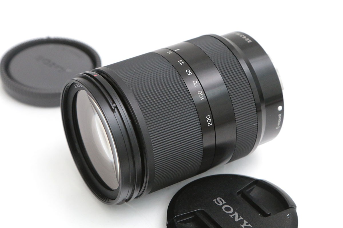【中古】【お買い得品】ソニー E 18-200粍 F3.5-6.3 OSS LE SEL18200LE CA01-B5368-3W1F SONY Eマウント APS-C 標準尺度望遠レンズ 高倍率 手ブレ手を加える 中古