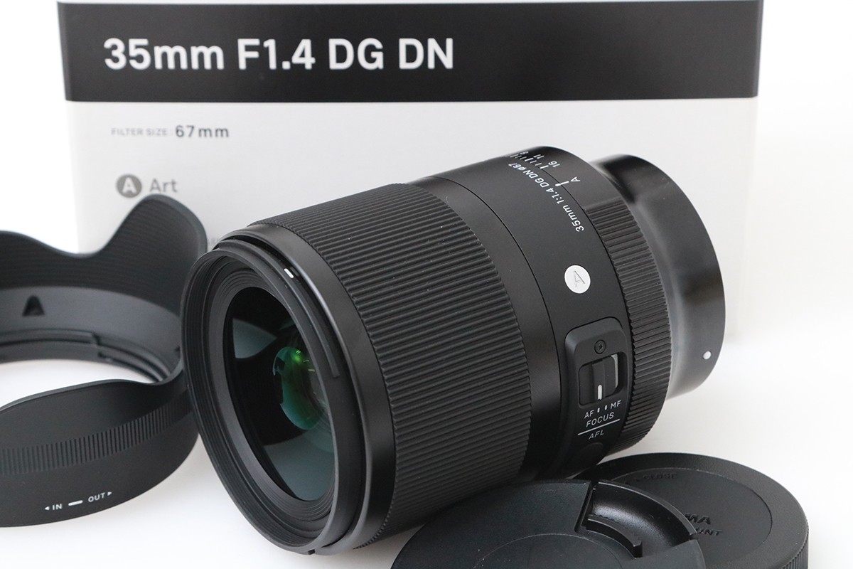 【中古】【美品】シグマ 35mm F1.4 DG DN [ソニーE用] CA01-M6236-3X3 SIGMA Eマウント フルサイズ 大口径 単焦点 中古