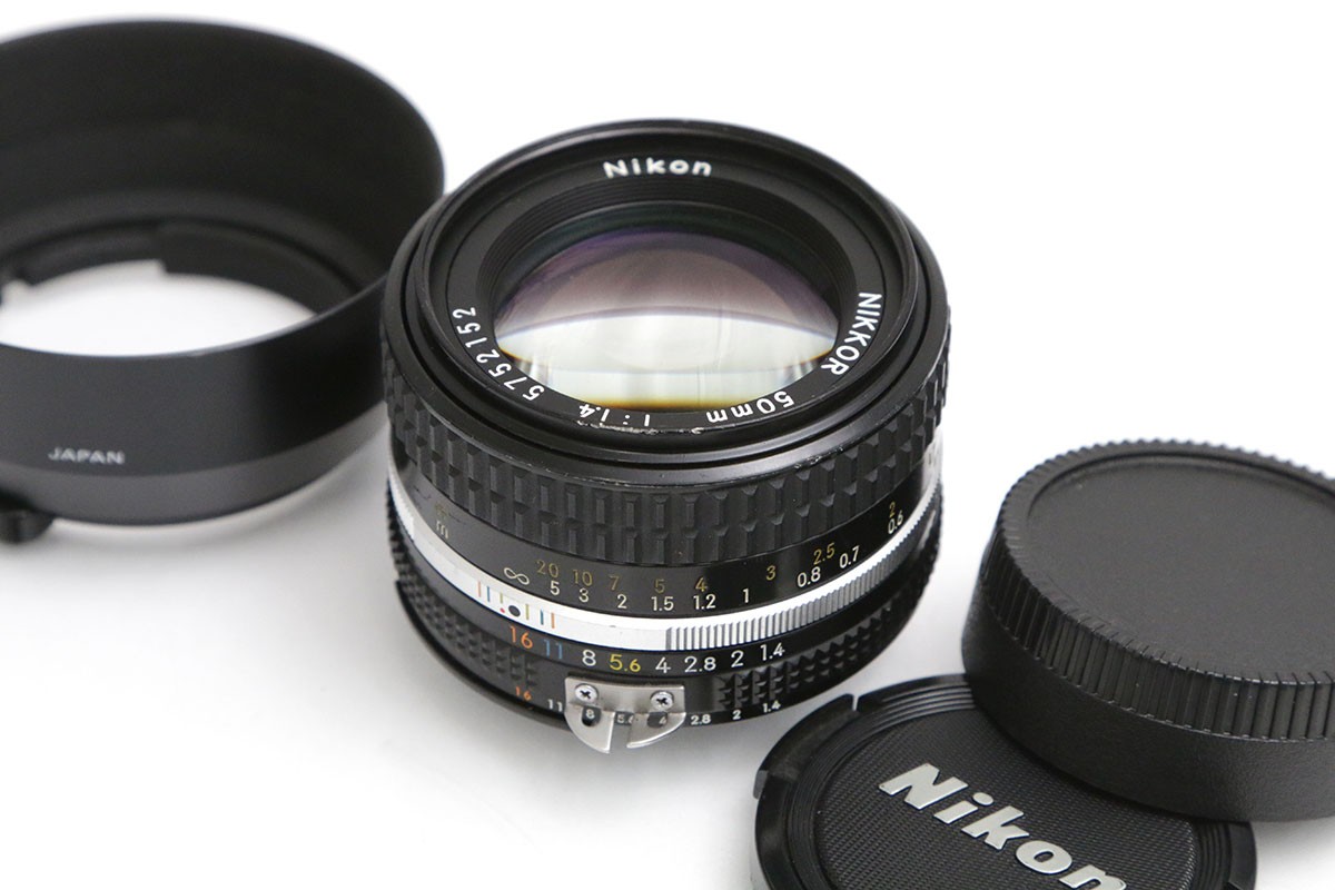 【中古】【並品】ニコン 人工知能学 Nikkor 50粍 f/1.4S CA01-B5285-2B2C Nikon Fマウント フルサイズ 単興味の中心 MF 中古