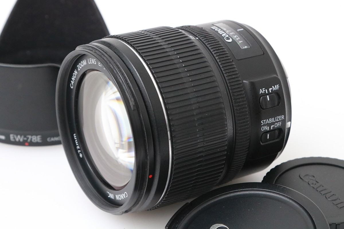 【中古】【並品】キヤノン EF-S15-85mm F3.5-5.6 IS USM CA01-M6292-2M6A CANON キヤノン EFマウント 標準ズーム AF/MF APS-C 手ブレ補正|アキバ流通プラス店