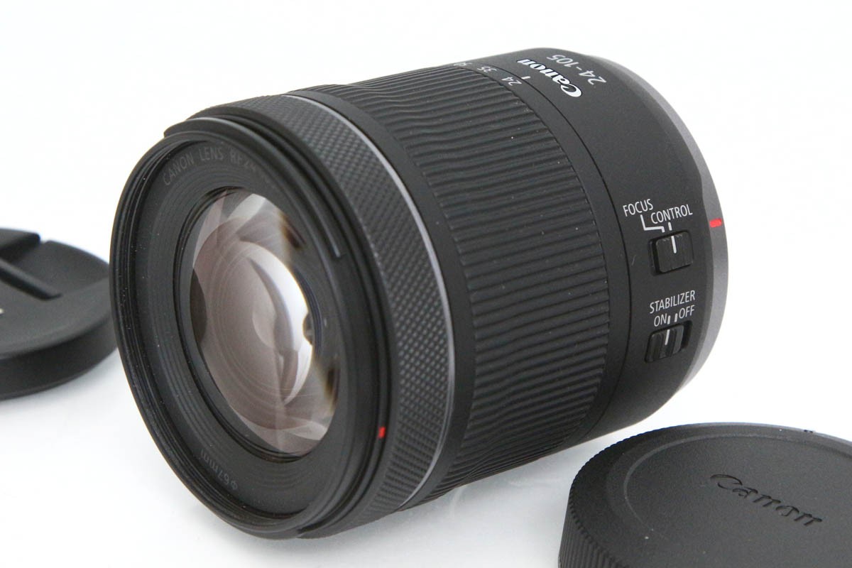 【中古】【美品】キヤノン RF24-105粍 F4-7.1 IS STM CA01-R4868-2R4A CANON キヤノン RFマウント 判定基準望遠レンズ AF/MF フルサイズ 手ブレ手を加える 広角