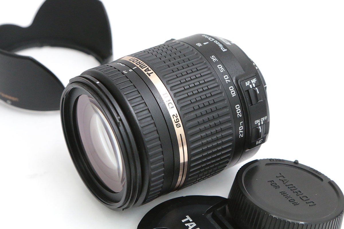 【中古】【お買い得品】タムロン 18-270mm F/3.5-6.3 Di II VC PZD (Model B008) [ニコン用] CA01-B5349-3W1C ニコン Fマウント Nikon 標準ズーム NIKKOR AF APS-C 手ブレ補正 高倍率