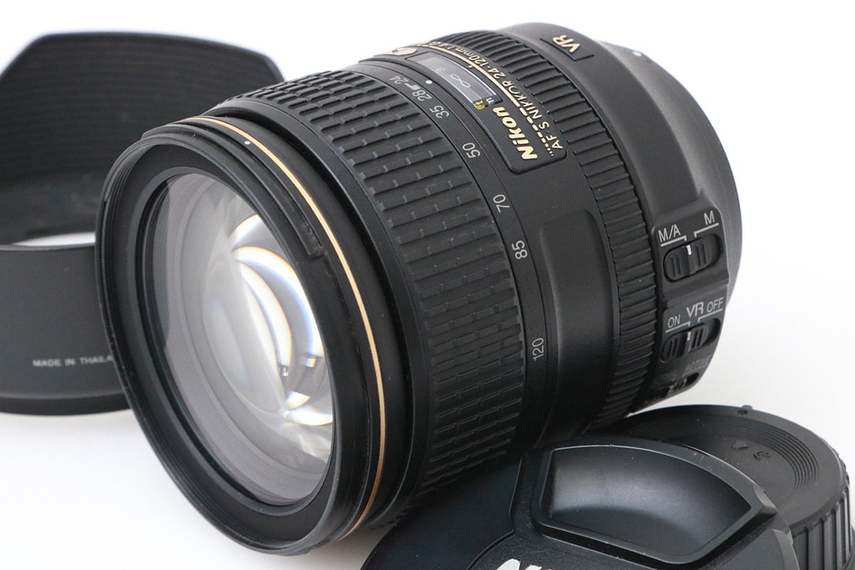 【中古】【美品】ニコン AF-S NIKKOR 24-120粍 f/4G ED VR CA01-M6288-3T2A ニコン Fマウント Nikon 標準尺度望遠レンズ NIKKOR AF/MF フルサイズ 手ブレ手を加える