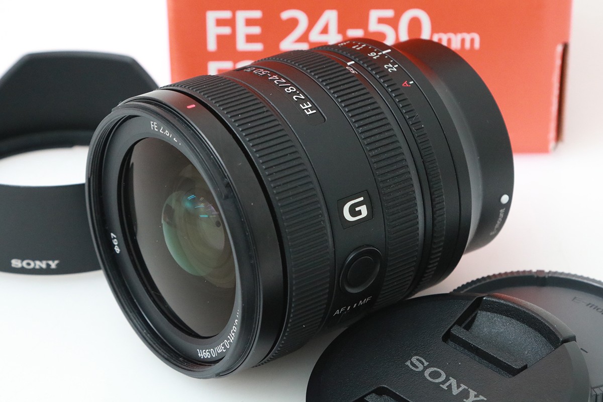 【中古】【美品】ソニー FE 24-50mm F2.8 G SEL2450G CA01-M6332-3X2 SONY ソニー α Eマウント 標準ズーム AF/MF フルサイズ 大口径