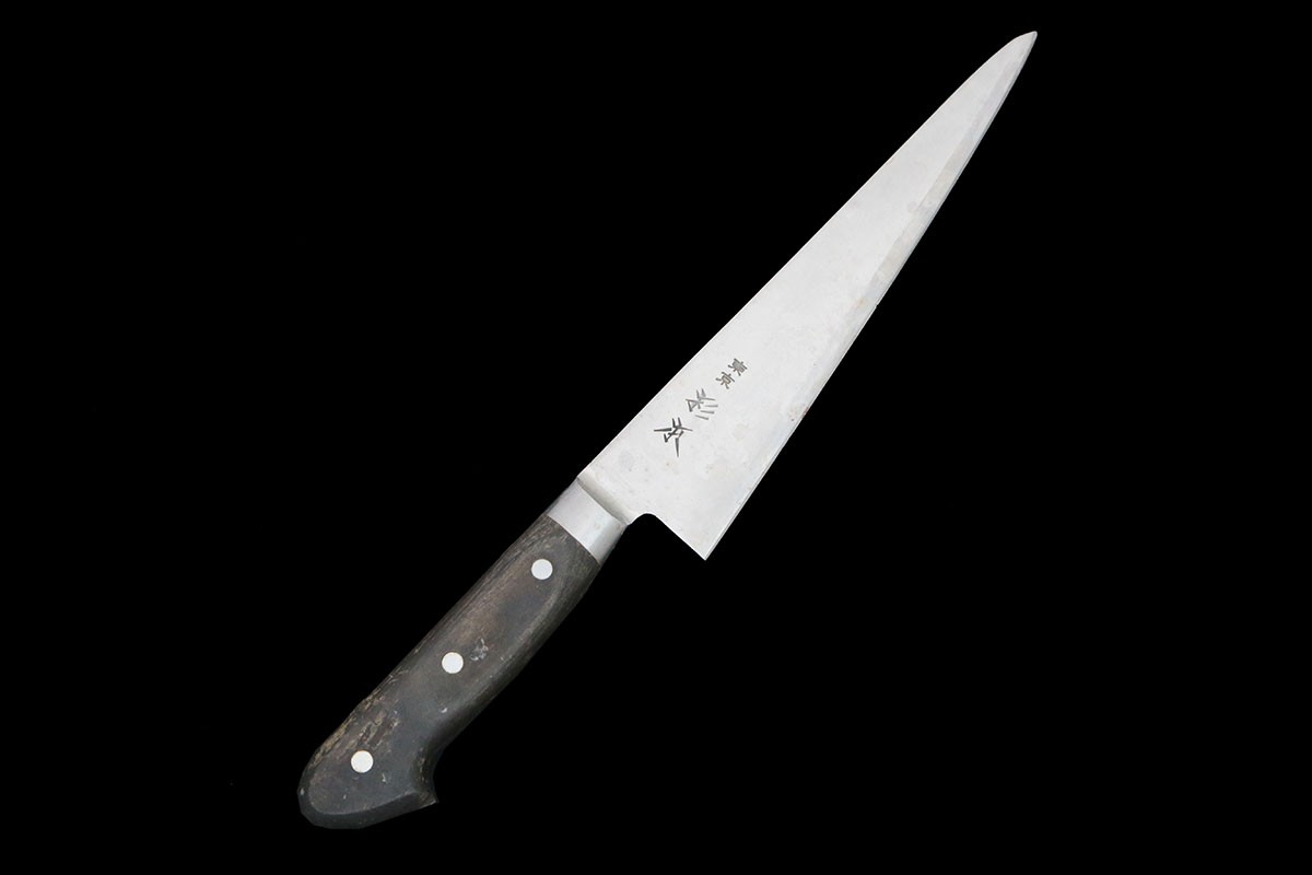 【中古】【並品】日本の首都杉本 牛刀洋まかない方 230粍 コマーシャル2127 鍔付き添い人柄 KN02-B5582-2L1C 日本の首都杉本 牛刀洋まかない方 230粍 鍔付き添い人柄