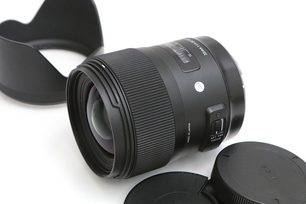 【中古】【良品】シグマ 35mm F1.4 DG HSM [キヤノン用] CA01-B5407-2M6C シグマ SIGMA キヤノンEFマウント 単焦点 AF/MF フルサイズ 広角