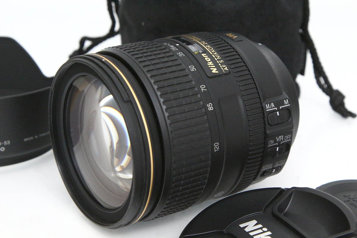 【中古】【美品】ニコン AF-S NIKKOR 24-120粍 f/4G ED VR CA01-R5063-3T3B Nikon Fマウント フルサイズ 標準尺度望遠レンズ 手ブレ手を加える 中古