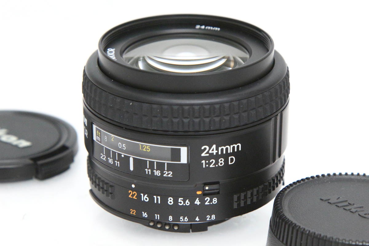【中古】【美品】ニコン 人工知能学 AF Nikkor 24粍 f/2.8D CA01-R5096-2O2A ニコン Fマウント Nikon 単興味の中心 NIKKOR AF フルサイズ 広角