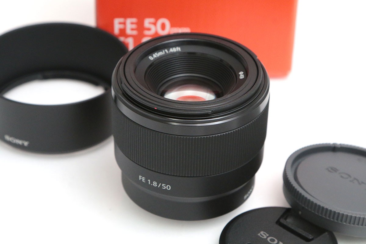 【中古】【美品】ソニー FE 50粍 F1.8 SEL50F18F CA01-B5597-2A4 SONY ソニー α Eマウント 単興味の中心 AF/MF フルサイズ 大差しわたし