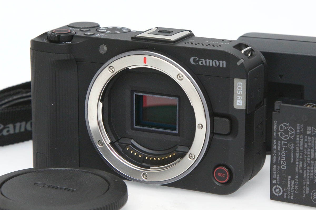 【中古】【美品】キヤノン EOS R50 V 上半身［黒いこと］（検知器洗い濯ぎ済み） CA01-R5232-2Q2B Canon RFマウント APS-C 中古