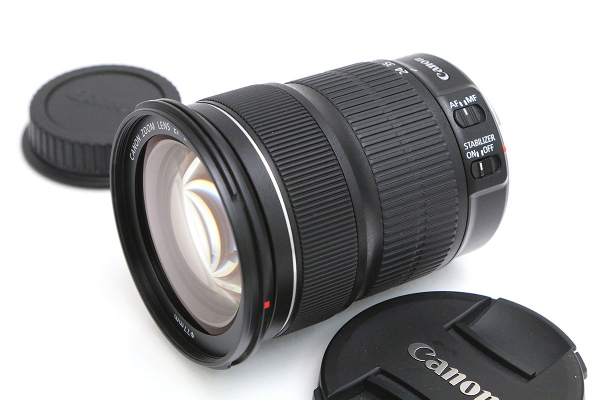 【中古】【並品】キヤノン EF24-105粍 F3.5-5.6 IS STM CA01-B5682-2M6C Canon EFマウント フルサイズ 標準尺度望遠レンズ 手ブレ手を加える 中古