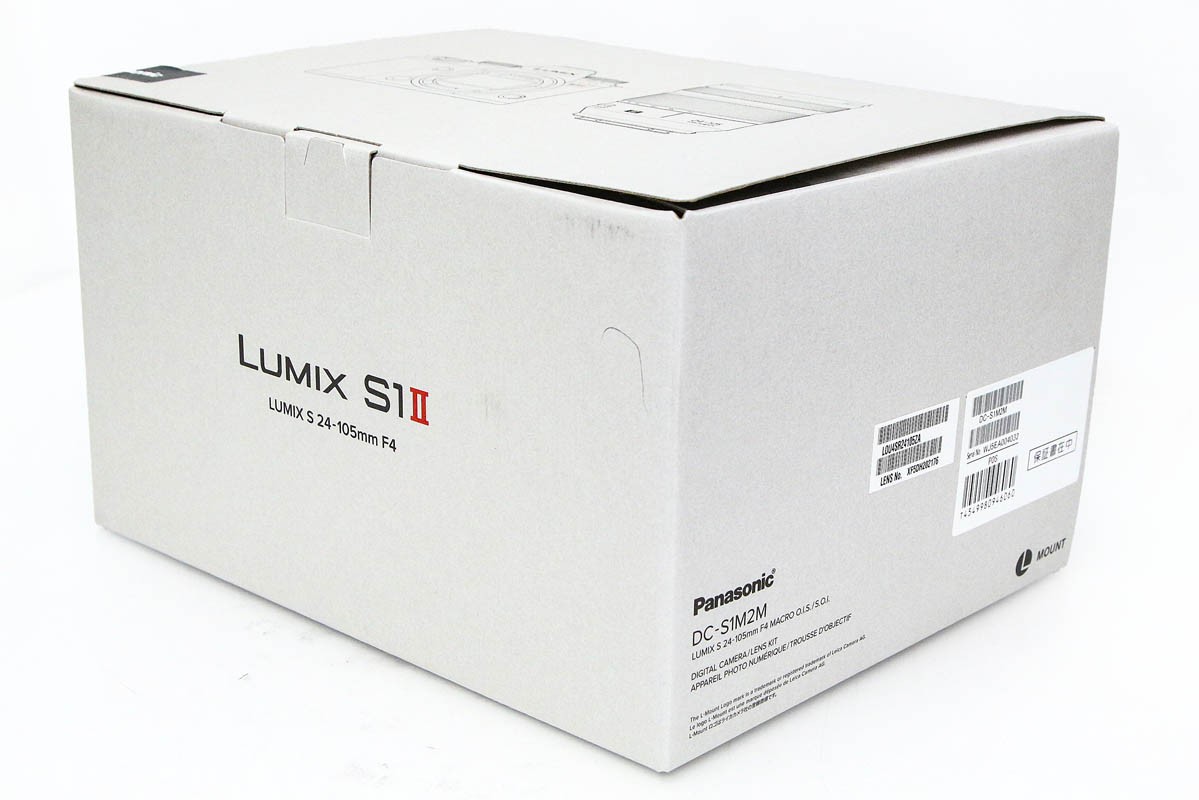 【中古】【未当て嵌める品】パナソニック LUMIX DC-S1M2M 標準尺度望遠レンズ一揃いの道具 CA01-R5230-2Q4 Panasonic Lマウント フルサイズ 5軸手ブレ手を加える EVF 標準尺度望遠レンズ 水晶体付き添い人 書き割り 未当て嵌める品