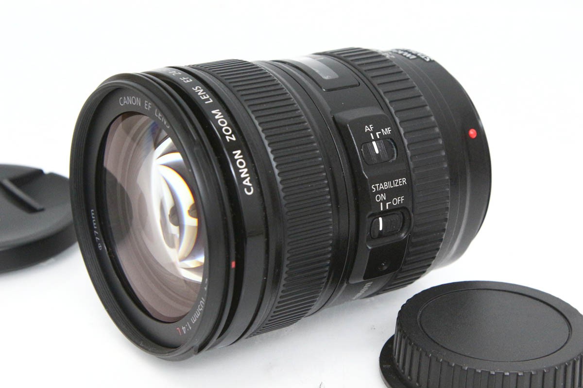 【中古】【並品】キヤノン EF24-105粍 F4L IS USM CA01-R5286-2N2B Canon EFマウント フルサイズ 標準尺度望遠レンズ 手ブレ手を加える 中古