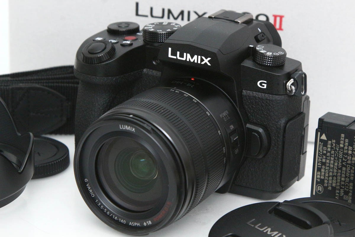 【中古】【美品】パナソニック LUMIX DC-G99M2H 高倍率望遠レンズ一揃いの道具 [黒いこと] CA01-R5260-2K2 パナソニック Panasonic LUMIX 銀鏡受け答え マイクロフォーサーズマウント 手ブレ手を加える 4K相応う