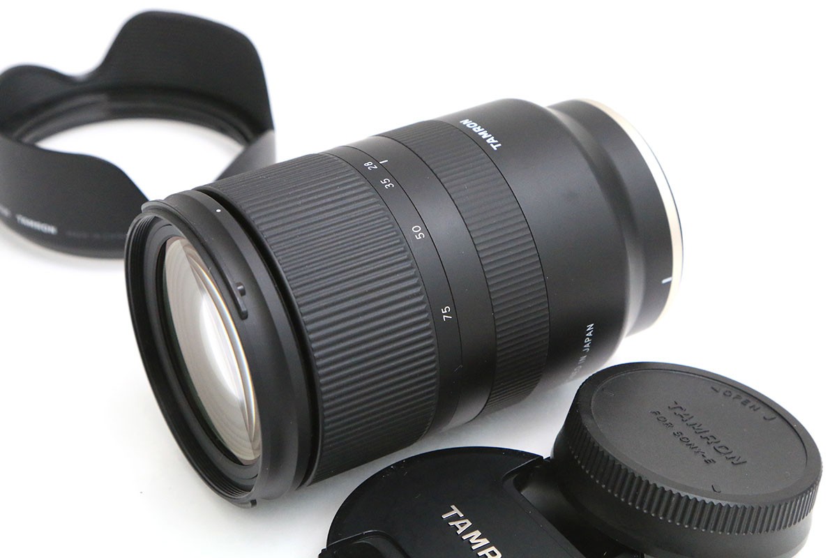 【中古】【良品】タムロン 28-75粍 F/2.8 Di III RXD (Model A036) CA01-B5676-2M6A TAMRON タムロン α Eマウント 標準尺度望遠レンズ AF/MF フルサイズ 大差しわたし