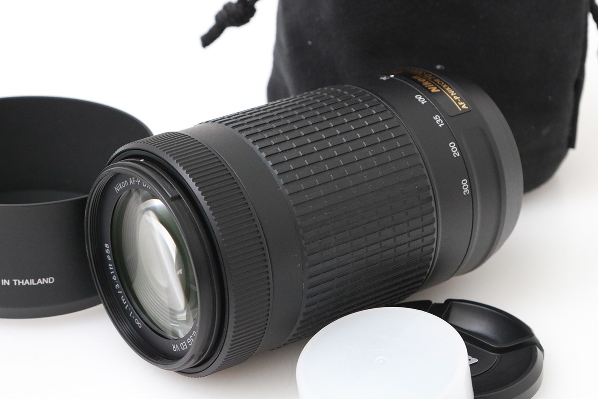 【中古】【良品】ニコン AF-P DX NIKKOR 70-300粍 f/4.5-6.3G ED VR CA01-M6682-3W1A Nikon Fマウント APS-C 望遠望遠レンズ 超望遠 手ブレ手を加える 中古