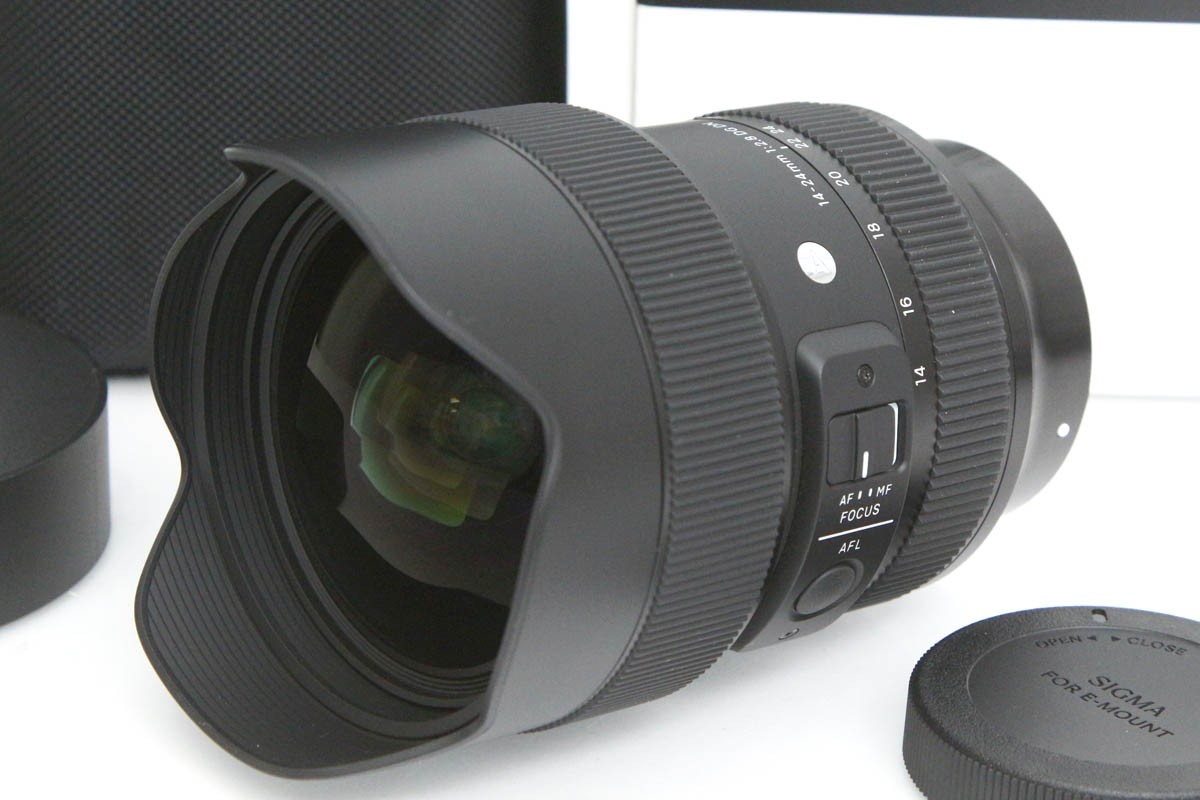 【中古】【美品】シグマ 14-24粍 F2.8 DG DN [ソニーE用] CA01-R5340-2A3 シグマ SIGMA α Eマウント 広角望遠レンズ AF/MF フルサイズ 大差しわたし