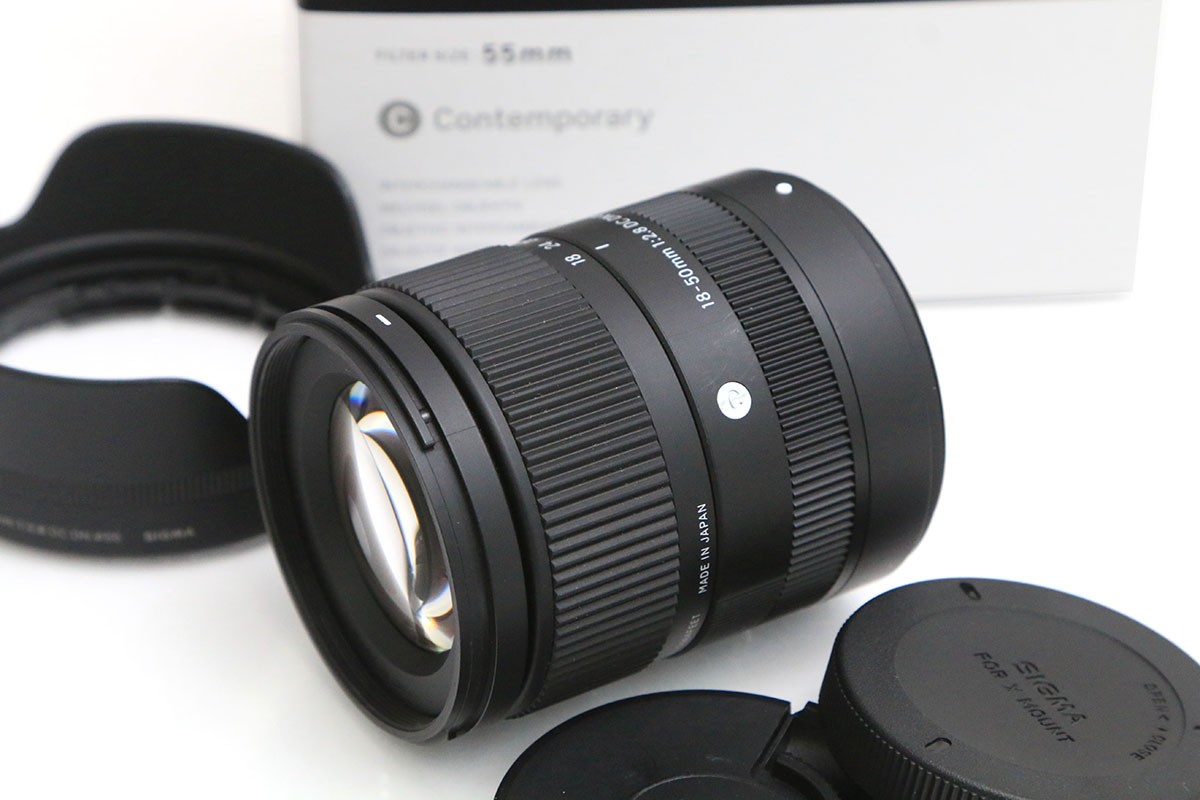 【中古】【良品】シグマ 18-50粍 F2.8 DC DN [フジフイルム用] CA01-B5735-2B3 SIGMA Xマウント APS-C 大差しわたし 標準尺度望遠レンズ 中古