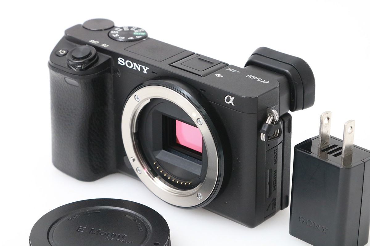 【中古】【良品】ソニー α6400 上半身 ILCE-6400 黒いこと CA01-M6633-2Q1A SONY ソニー α Eマウント 銀鏡受け答え APS-C 4K相応う