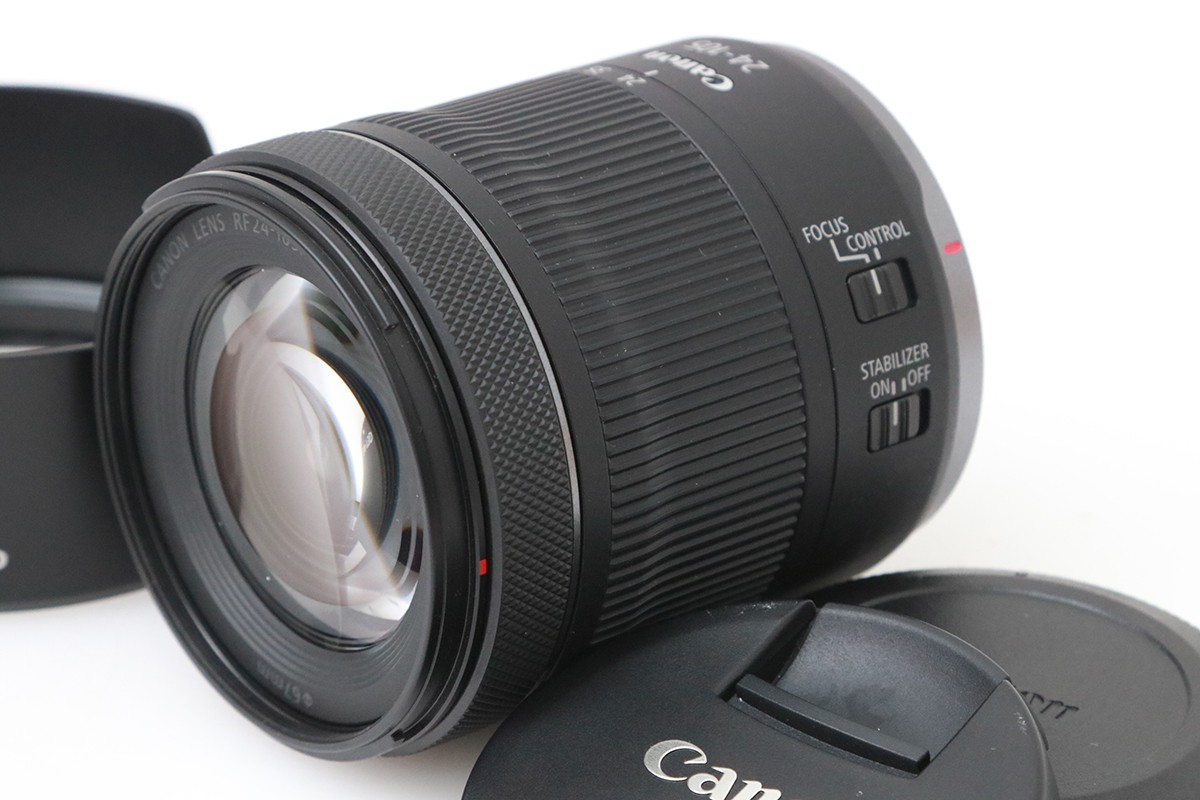 【中古】【美品】キヤノン RF24-105粍 F4-7.1 IS STM CA01-M6641-2A2E CANON キヤノン RFマウント 標準尺度望遠レンズ AF/MF フルサイズ 手ブレ手を加える 広角