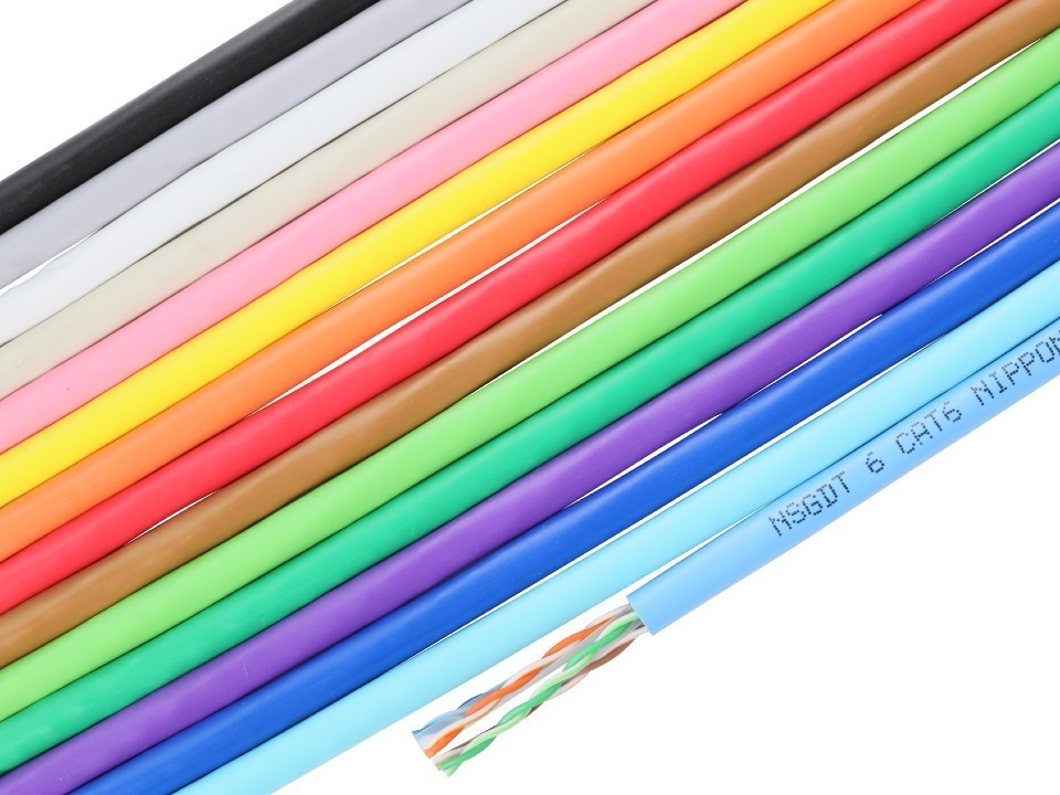日本製線 Cat 6 UTP Cable 0.5-4P NSGDT 6 GG 若草 300m 6.2mm 1000BASE-TX 1000BASE-T ケーブル｜アキバ流通プラス店
