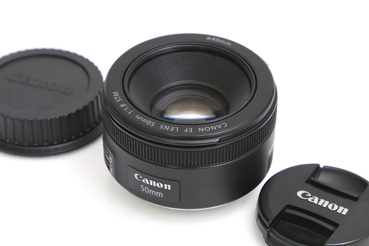 【中古】【良品】キヤノン EF50粍 F1.8 STM CA01-B5788-3T3D CANON キヤノン EFマウント 単興味の中心 AF/MF フルサイズ