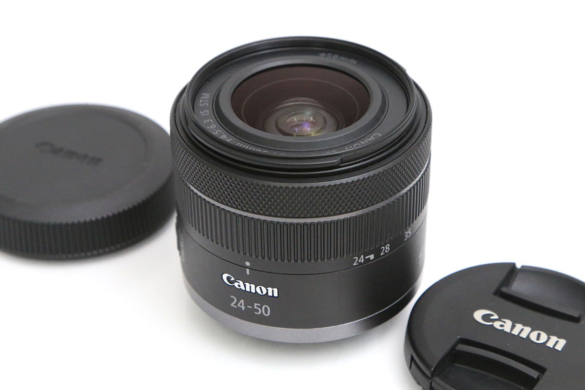 【中古】【良品】キヤノン RF24-50粍 F4.5-6.3 IS STM CA01-B5789-3W1C CANON キヤノン RFマウント 標準尺度望遠レンズ AF/MF フルサイズ 手ブレ手を加える
