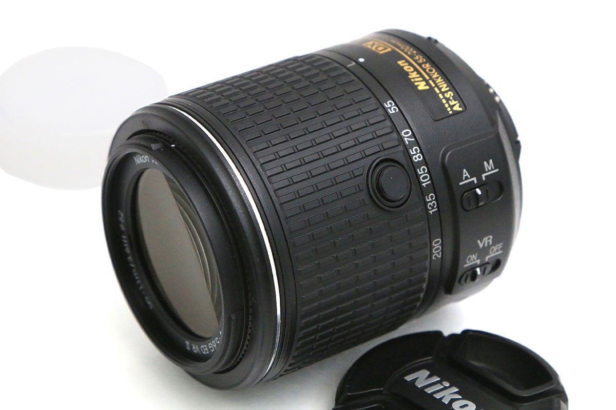 【中古】【美品】ニコン AF-S DX NIKKOR 55-200粍 f/4-5.6G ED VR II CA01-B5784-3T3B ニコン Fマウント Nikon 望遠望遠レンズ NIKKOR AF/MF APS-C 手ブレ手を加える