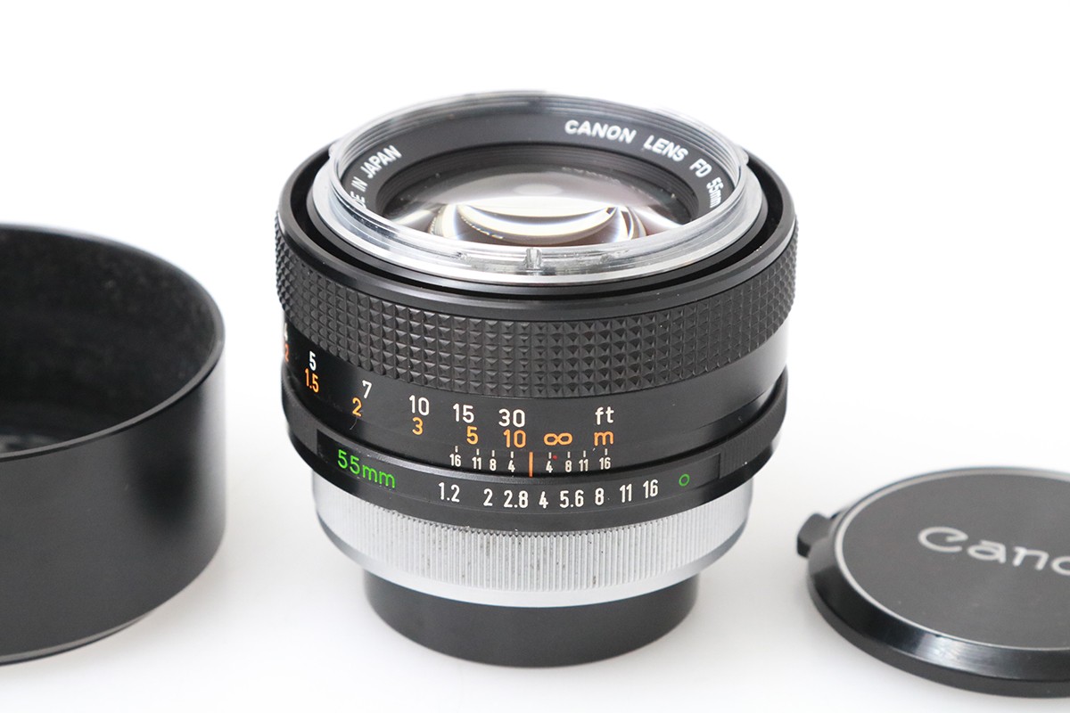 【中古】【良品】キヤノン FD 55粍 F1.2 CA01-M6838-2A1D Canon FDマウント フルサイズ 大差しわたし 単興味の中心 MF 年寄りの水晶体 中古