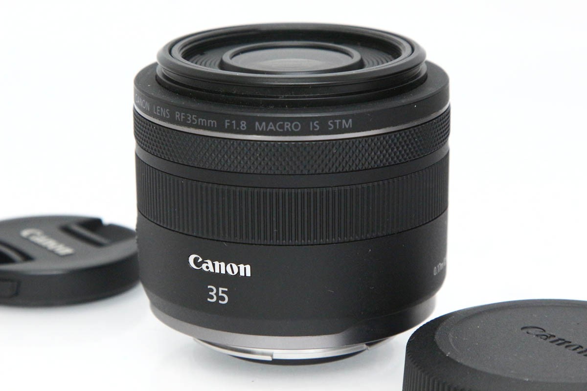 【中古】【並品】キヤノン RF35粍 F1.8 マクロ命令 IS STM CA01-R5530-2R6B Canon RFマウント フルサイズ 広角 単興味の中心 マクロ命令水晶体 中古