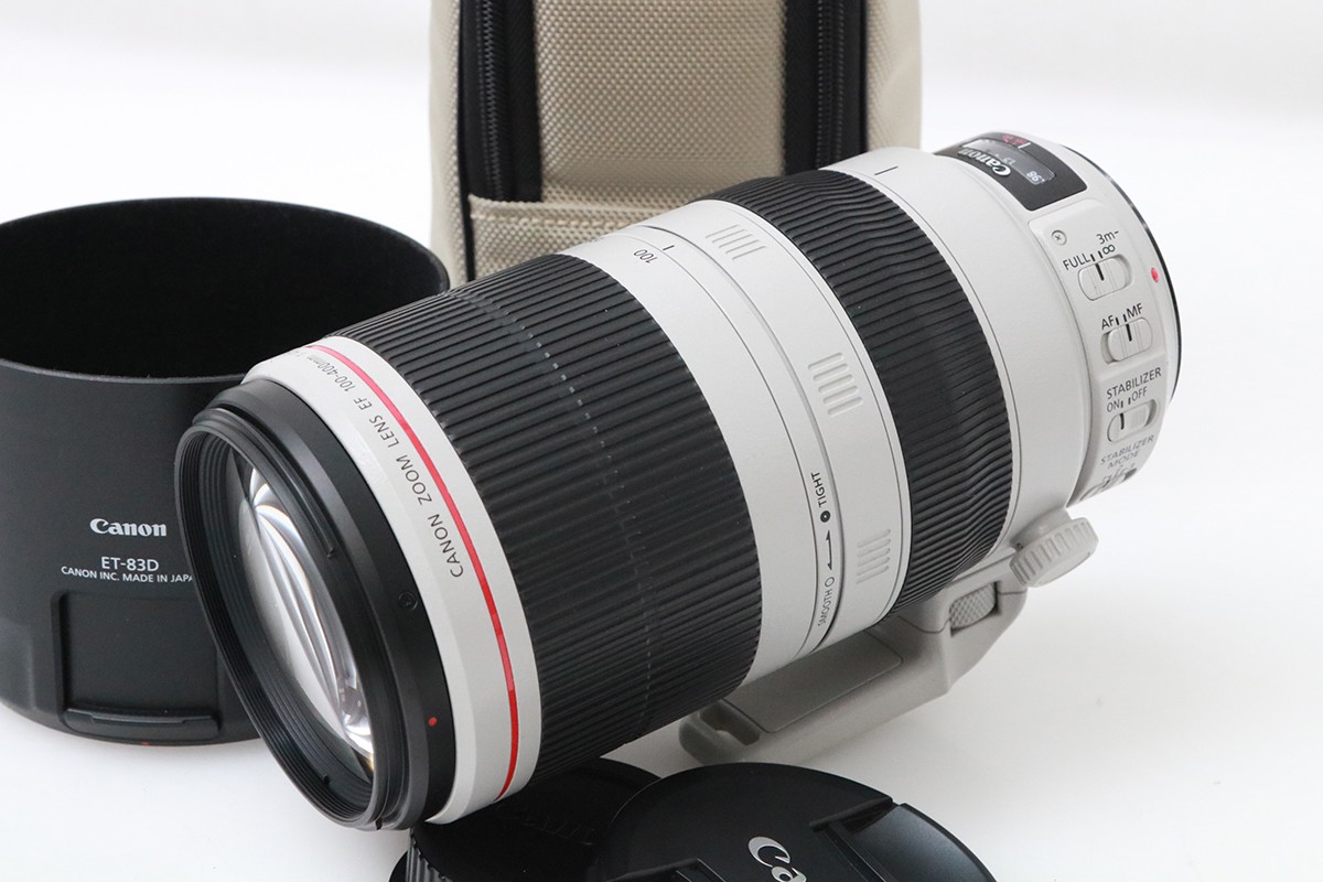 【中古】【良品】キヤノン EF100-400粍 F4.5-5.6L IS II USM CA01-M6704-2C1 CANON キヤノン EFマウント 望遠望遠レンズ AF/MF フルサイズ 手ブレ手を加える