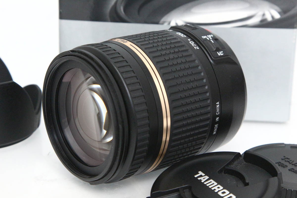 【中古】【良品】タムロン 18-270粍 F/3.5-6.3 Di II VC PZD (Model B008) キヤノン用 CA01-R5525-3T4 TAMRON EFマウント APS-C 標準尺度望遠レンズ 高倍率 手ブレ手を加える 中古