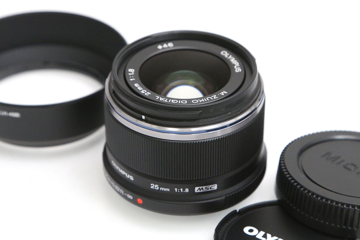 【中古】【良品】オリンパス M.ZUIKO DIGITAL 25粍 F1.8 [黒いこと] CA01-B5875-2M2C OLYMPUS マイクロフォーサーズ 単興味の中心 中古